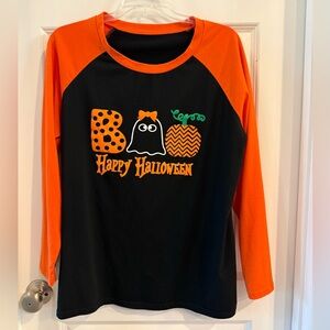 Halloween Boo Long Sleeve Shirt